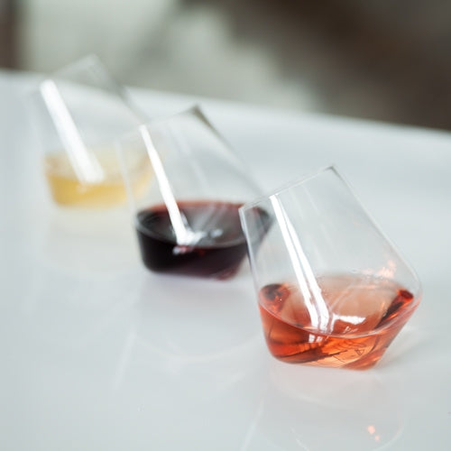 Tilted Wine Glasses