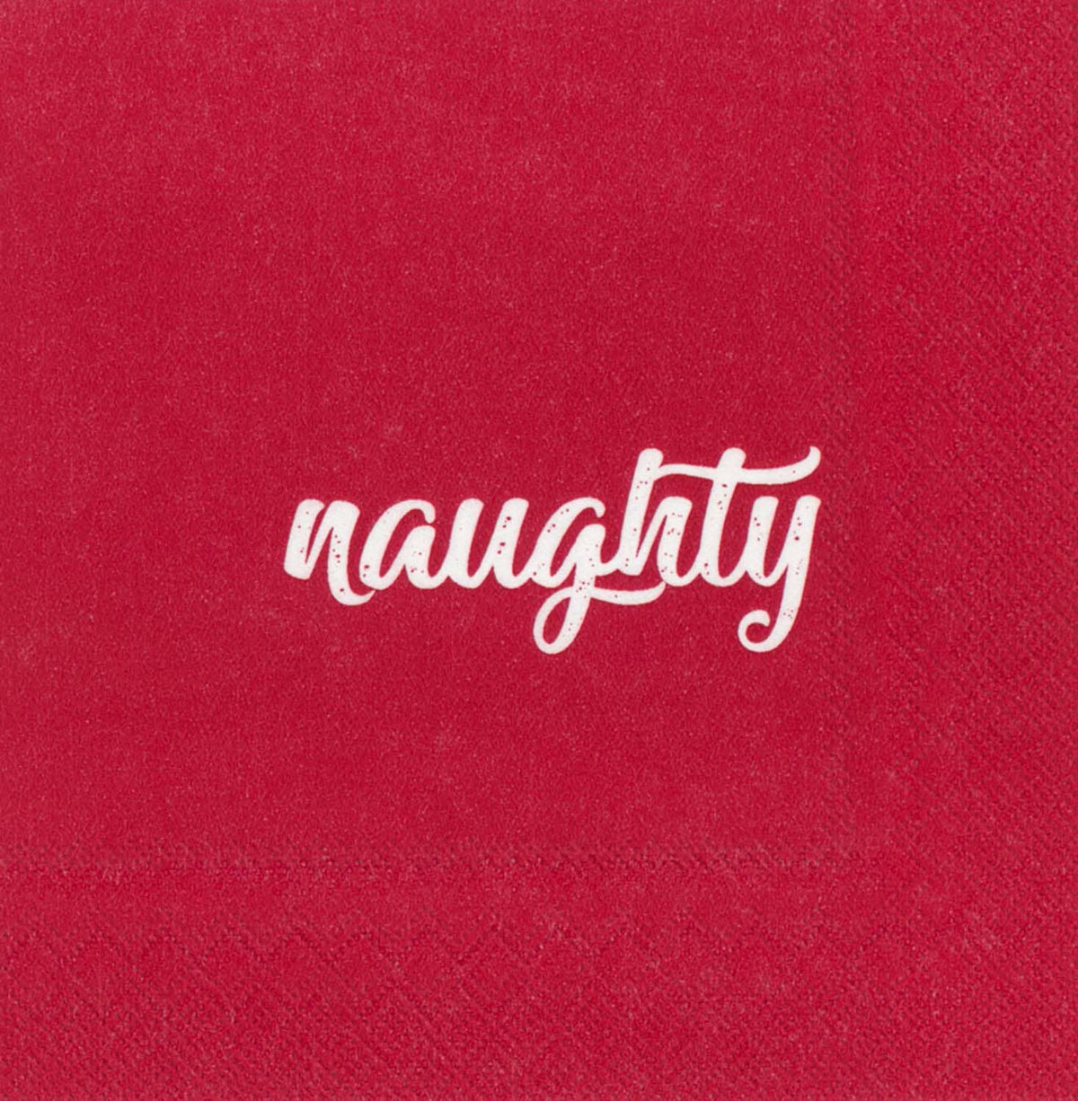 Paper Cocktail Napkins Naughty and Nice