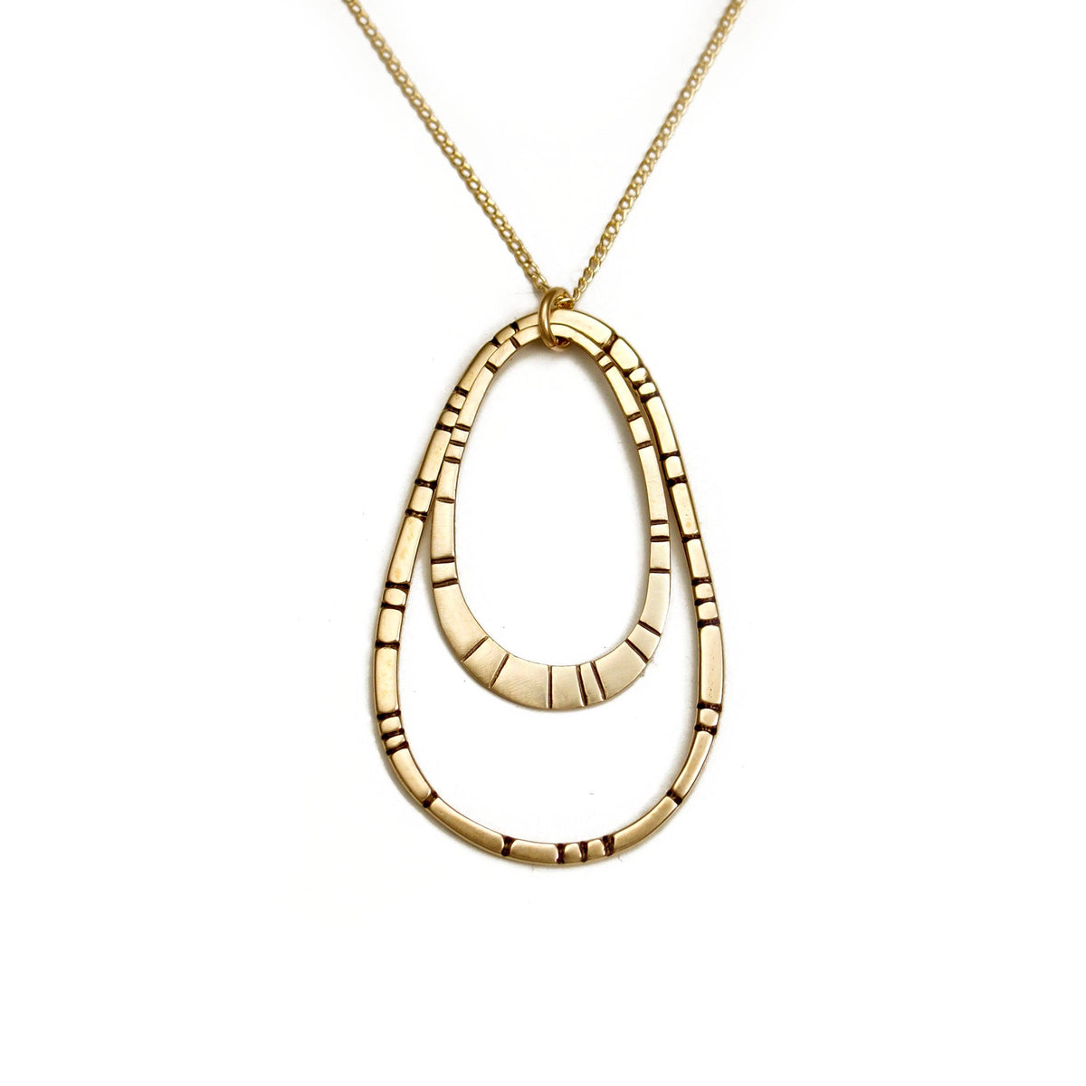 Liza Necklace - Brass