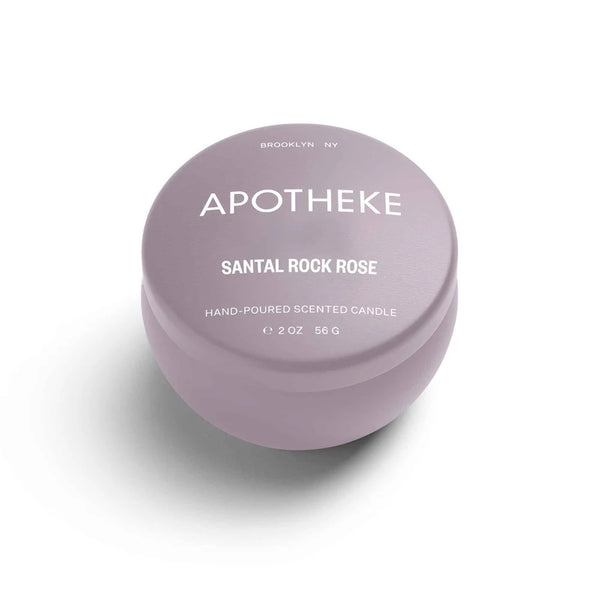 Santal Rock Rose Mini Candle Tin by Apotheke - Available at Grounded ...