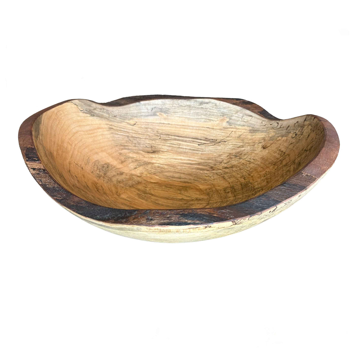 spalted maple oval bowl 13