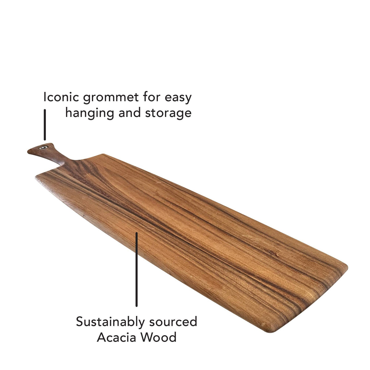 Extra large rectangle cheese board 30&quot; x 8&quot;