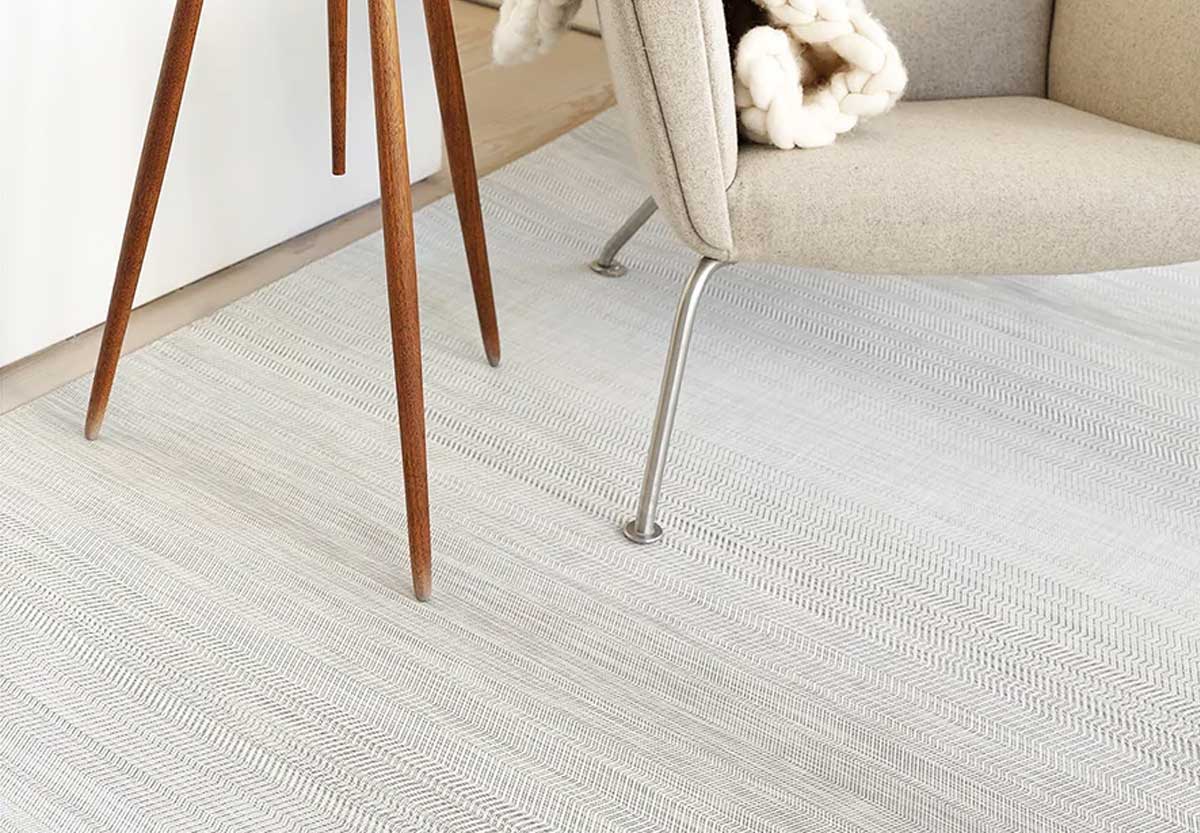 Chilewich Quill Floor Mat in Forest - Available at Grounded